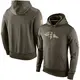 Olive Men's Denver Broncos Salute to Service KO Performance Hoodie