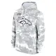 White/Gray Youth Denver Broncos 2024 Salute To Service Pullover Hoodie